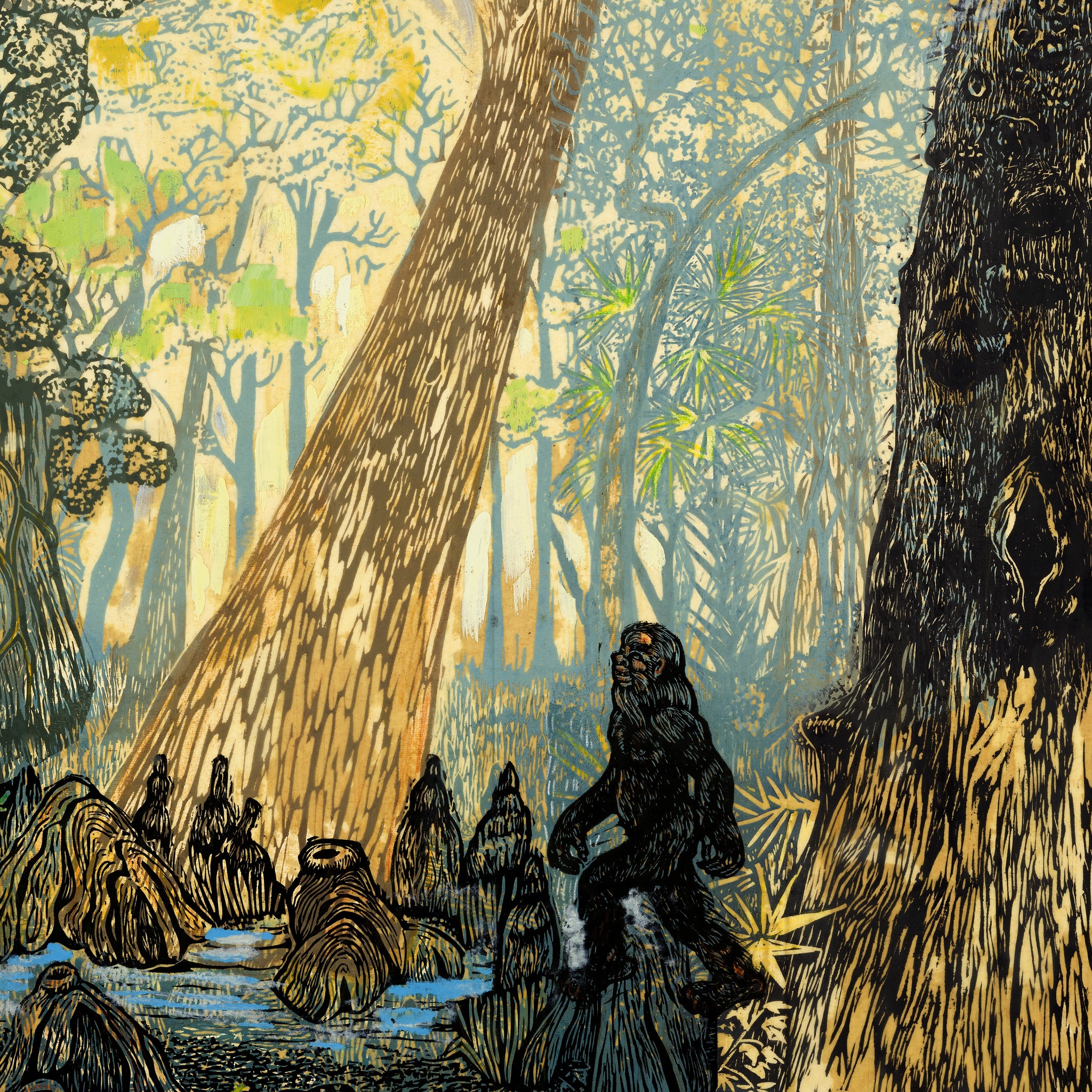 The Forest Primeval Fine Art Print - Leslie Peebles, Print Maker